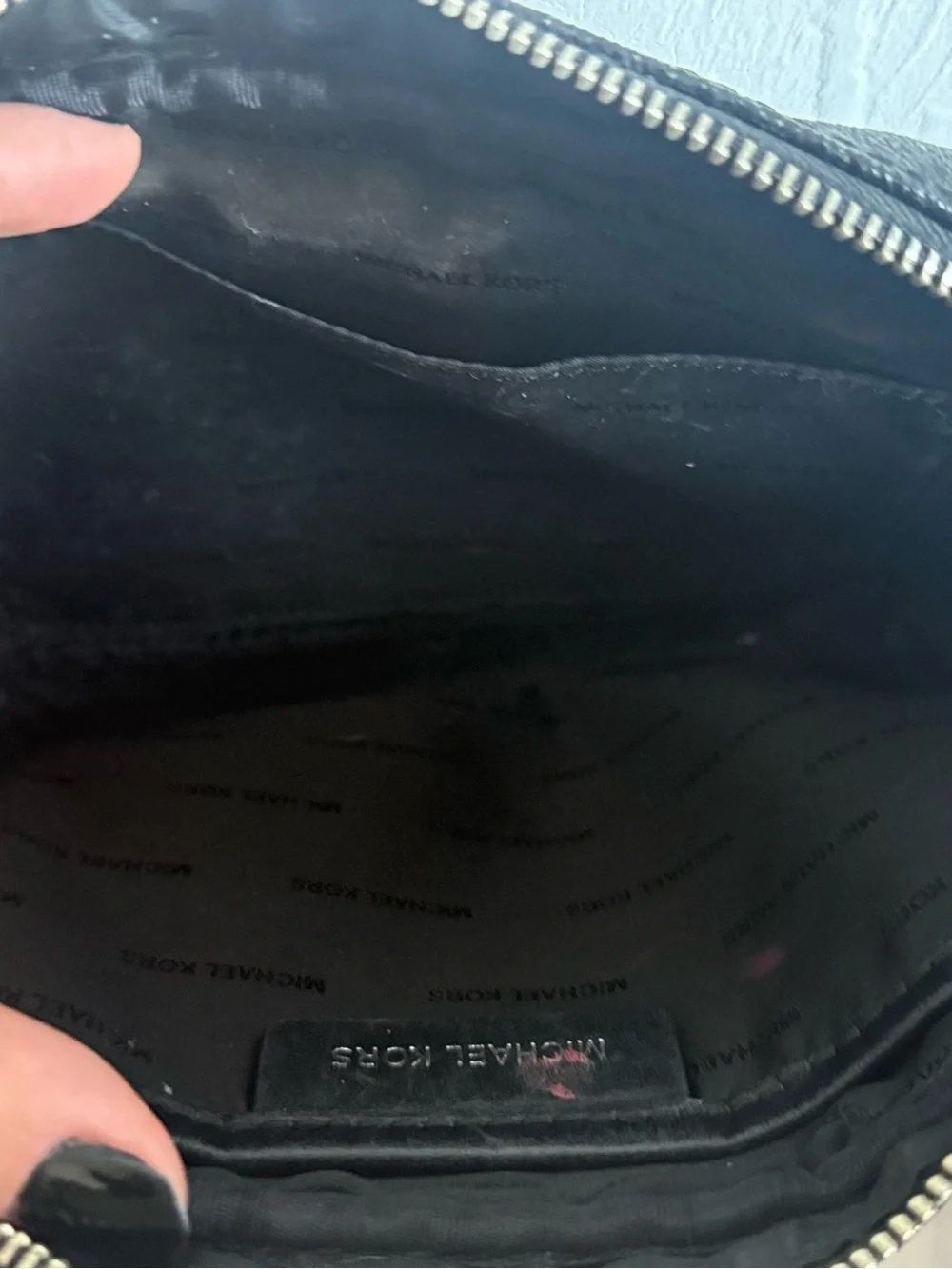 Michael Kors Jet Set Large Monogram Crossbody Bag (As-Is / Repair)
